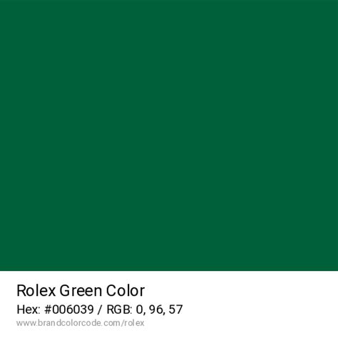 verde rolex pantone|rolex color chart.